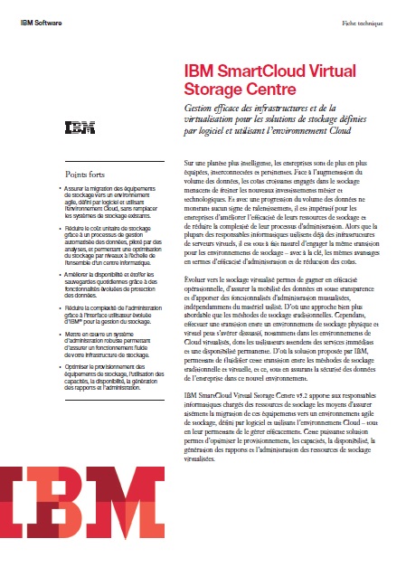 IBM SmartCloud Virtual Storage Centre