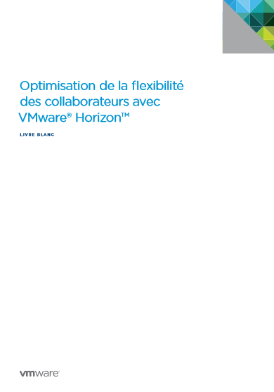 Optimisation de la flexibilité des collaborateurs avec VMware® Horizon™