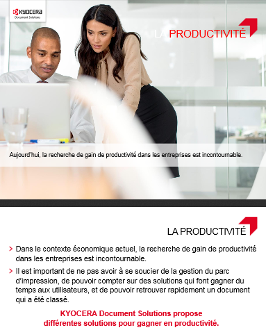 Recherchez l’incontournable gain de productivité !