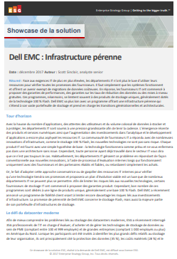 Dell EMC : Infrastructure pérenne