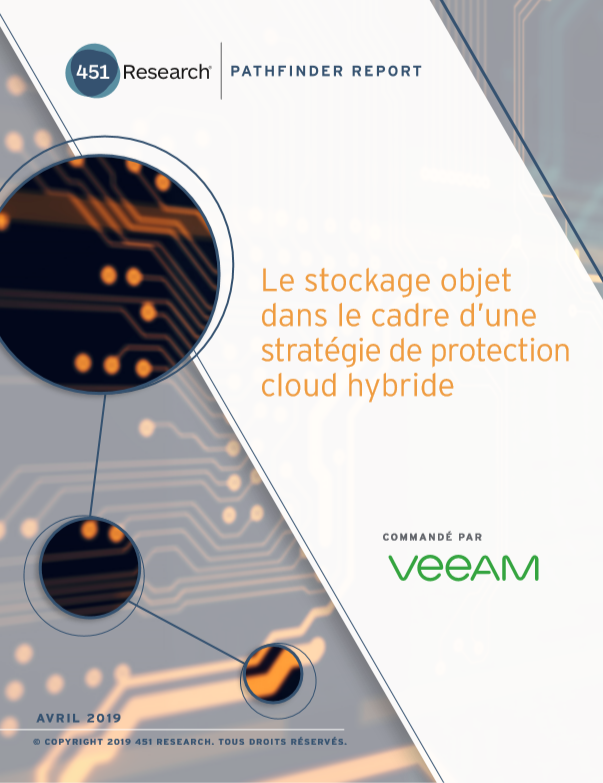 Le stockage objet dans le cadre d’une stratégie de protection cloud hybride