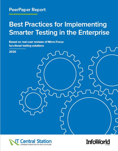 – Peer to peer Report – Best Practices for Implementing Smarter Testing in the Enterprise