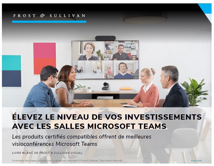 Élevez le niveau de vos investissements avec les salles Microsoft Teams.