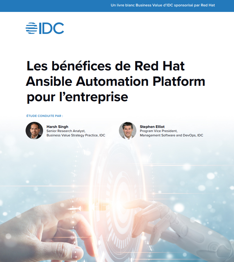 IDC : la valeur métier de Red Hat Ansible Automation